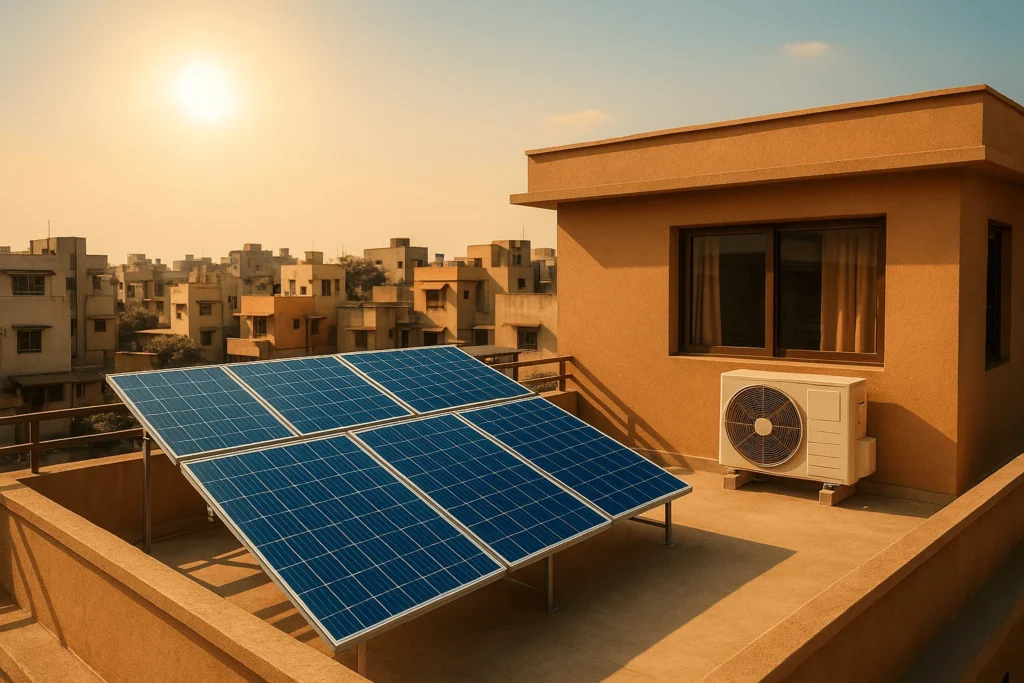 solar panels for AC units